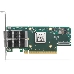 Адаптер MELLANOX Infiniband ConnectX®-6 VPI adapter card, 100Gb/s (HDR100, EDR IB and 100GbE), dual-port QSFP56, PCIe3.0/4.0 x16, tall bracket, single pack, фото 1