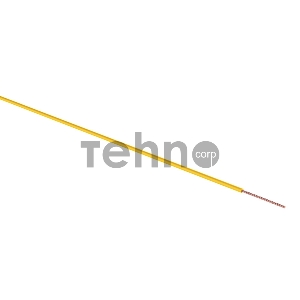 Провод ПГВА REXANT 1х0.75 мм², желтый, бухта 100 м
