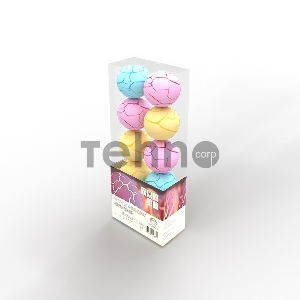 Гирлянда светодиодная «Карамельки» 1.5 м, прозрачный ПВХ, 10 LED, теплый белый, питание 2 х АА (батарейки не в комплекте)