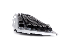 Клавиатура игровая Гарнизон GK-340GL, металл, подсветка RAINBOW, USB,черн/сер,антифантом кл-ши,каб 1.5м