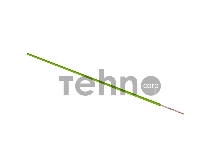 Провод ПГВА REXANT 1х0.75 мм², зеленый, бухта 100 м