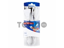 Шнур сетевой  1.5М  без розетки  белый  REXANT