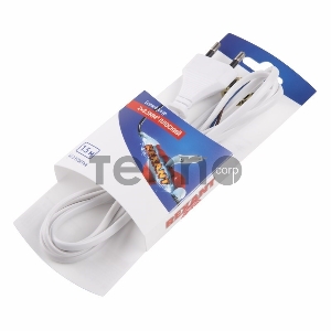 Шнур сетевой  1.5М  без розетки  белый  REXANT