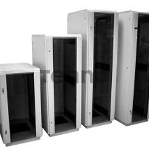 Шкаф телекоммуникационный напольный 47U (600х1020) дверь стекло (3 места), [ ШТК-М-47.6.10-1ААА ]