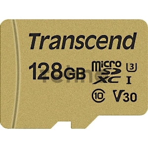 Флеш карта microSD 128GB Transcend microSDXC Ultimate UHS-I U3, V30, (SD адаптер), MLC Флеш карта microSD 128GB Transcend microSDXC Ultimate UHS-I U3, V30, (SD адаптер), MLC