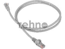 Патч-корд LANMASTER LSZH UTP кат.5e, 1.5 м, серый
