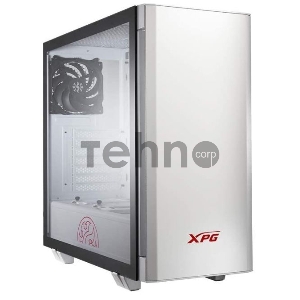 Компьютерный корпус XPG INVADER-WHITECOLOR BOXWORLDWIDE (ATX, подсветка ARGB, 2  вентилятора 120мм, стеклянная боковая панель, ,белый)
