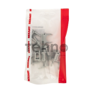 Крепеж-клипса для трубы ø 16 мм серая (10 шт./уп.) REXANT