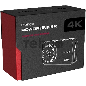 Видеорегистратор Prestigio RoadRunner 490GPS, 3.0 IPS(640x360), touchscreen, UHD 4K 3840x2160@30fps, WQHD 2.5K 2560x1440@60fps, NTK96670, 8 MP CMOS Sony Starvis IMX415 image sensor, 8 MP cam, 140° Viewing Angle, Wi-Fi, GPS, Video camera database, USB-C, S