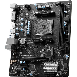 Материнская плата MSI B450M-A PRO MAX II AM4 2DDR4 1PCI-Ex16 1M.2 4SATA3 6USB3.2 Gen1 6USB2.0 HD Audio 4xSATA3(RAID 0/1/10), 1xM.2, 8 Ch Audio, GLan, (2+4)xUSB2.0, (4+2)xUSB3.2, 1xPS/2, mATX, RTL {20} (667696)
