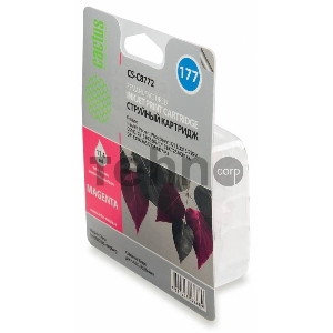 Картридж струйный Cactus CS-C8772 пурпурный для №177 HP PhotoSmart 3213/3313/8253/C5183 (11,4ml)
