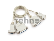 Кабель Нуль-модемный кабель RS-232 9/25pin F - 9/25pin F 1.8м Gembird CC-140-6