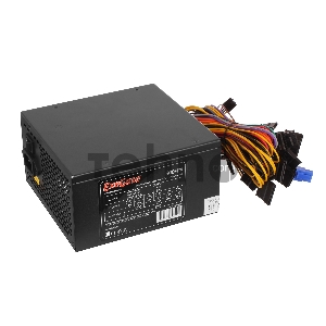 Блок питания 500W Exegate 500PPX RTL, ATX, black, active PFC, 12cm, 20+4pin/4pin/PCI-E/4*IDE/5*SATA