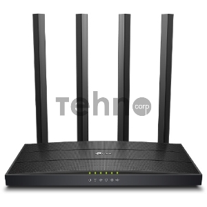 Роутер беспроводной TP-Link Archer C6U AC1200 10/100/1000BASE-TX/4G ready черный