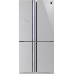 Холодильник Sharp SJ-FS97VSL серебристое стекло/стекло (трехкамерный), фото 3