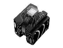 Кулер для ЦПУ Cooler Master Master Air MA824 Stealth (300W, 4-pin, 165.6mm, tower, Al, 2xfans: 1x135mm&1x120mm/63.6CFM/24.6dBA/~1950rpm/1700/1200/1151/1150/1155/1156/AM5/AM4)