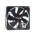 Вентилятор Gembird, 140x140x25, шарикоподшипник, 3 pin, провод 40 см, фото 1