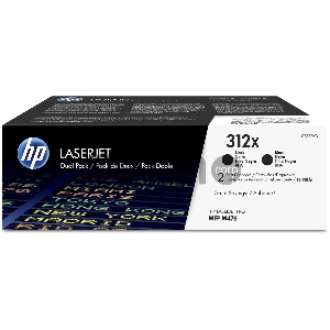 Тонер-картридж двойная упаковка Hewlett-Packard HP 312A CF380XD черный для LaserJet Pro M476dn, M476dw, M476nw 4400 стр.