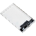 Внешний корпус для HDD/SSD AgeStar 3UB2P4C SATA III пластик прозрачный 2.5", фото 5