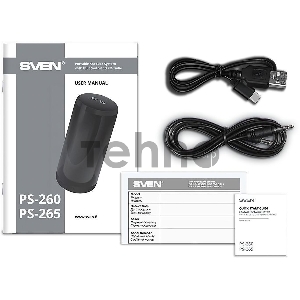 Мобильные колонки SVEN PS-260 1.0 чёрные
