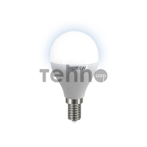 Лампа светодиодная LED 6Вт E14 220В 4100К Elementary шар | 53126 | Gauss Лампа светодиодная LED 6Вт E14 220В 4100К Elementary шар | 53126 | Gauss