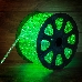 Дюралайт LED, постоянное свечение (2W) - зеленый Эконом 24 LED/м , бухта 100м, фото 1