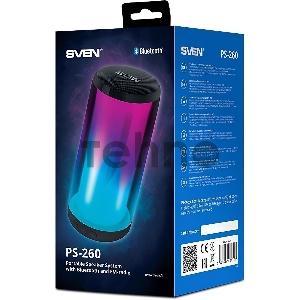 Мобильные колонки SVEN PS-260 1.0 чёрные
