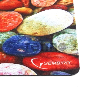 Коврик для мыши Gembird MP-STONES, рисунок камни, размеры 220*180*1мм, полиэстер+резина
