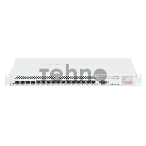 Маршрутизатор Mikrotik CCR1036-12G-4S-EM  Cloud Core Router 1036-12G-4S with Tilera Tile-Gx36 CPU (36-cores, 1.2Ghz per core), 16GB RAM, 4xSFP cage, 12xGbit LAN, RouterOS L6, 1U rackmount case, PSU, LCD panel