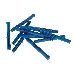 Дюбель распорный KRANZ 8х80, синий, пакет (50 шт./уп.), фото 5