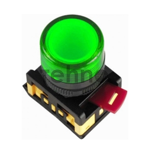 Арматура светосигнальная AL-22TE зел. цил. ИЭК BLS30-ALTE-K06