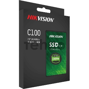 Накопитель SSD 2.5; 1920GB Hikvision C100 Client SSD [HS-SSD-C100/1920G] SATA 6Gb/s, 560/520, IOPS 78/76K, MTBF 2M, 3D NAND TLC, 640TBW, 0,3DWPD, RTL (678562)