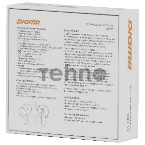Гарнитура вкладыши Digma TWS-19 черный беспроводные bluetooth в ушной раковине (TWS19B) Гарнитура вкладыши Digma TWS-19 черный беспроводные bluetooth в ушной раковине (TWS19B)