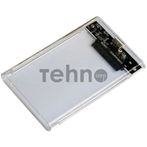 Внешний корпус для HDD/SSD AgeStar 3UB2P4C SATA III пластик прозрачный 2.5