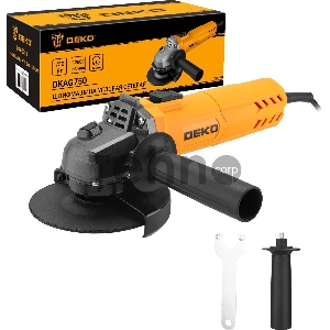 Углошлифовальная машина Deko DKAG750 750Вт 12000об/мин рез.шпин.:M14 d=125мм