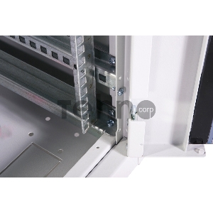 Шкаф телекоммуникационный напольный ЭКОНОМ 42U (600 × 600) дверь стекло, дверь металл