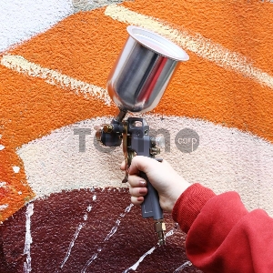 Краскопульт пневматический с верхним бачком DEKO DKSG01 { 500 мл, металл } [018-1100]