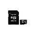 Флеш карта microSDHC 16Gb Class10 Silicon Power SP016GBSTHBU1V10-SP + adapter, фото 1