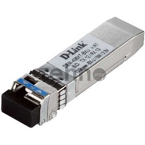 Трансивер D-Link 436XT-BXU/20KM/B2A SFP+ 1x10GBase-LR Tx:1270nm Rx:1330nm Singlemode 20km