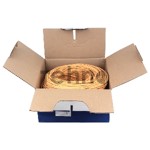 Кабель SkyNet Light UTPнг-LSZH 4x2x0,46, низкое дымовыделение, нулевое содержание галогенов, медный, FLUKE TEST, кат.5e, однож., 305 м, box, оранжевый