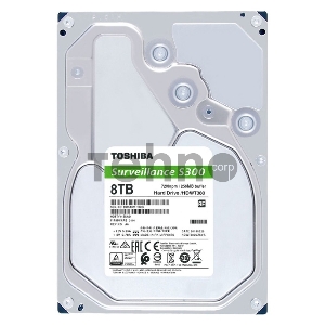 Жесткий диск Toshiba SATA-III 8Tb HDWT380UZSVA Surveillance S300 (7200rpm) 256Mb 3.5