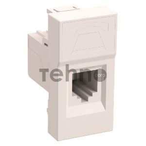 Розетка телефонная RJ-11 Iek (CKK-40D-RT1-K01) РКФ-10-00-П кат.3 (на 1 модуль) ПРАЙМЕР белая