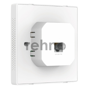 Точка доступа TP-Link Omada AC1200 wireless MU-MIMO Gigabit wall-plate Access Point, 1 Gigabit downlink port, 1 gigabit uplink port, 802.3af/at PoE in, wall plate mounting, support standalone mode and controlled by Omada SDN controller (Software/hardware/