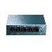 Коммутатор TP-Link 5 ports Giga Unmanagement switch, 5 10/100/1000Mbps RJ-45 ports, metal shell, desktop and wall mountable, plug and play, support 802.1p QoS, power saving, фото 4