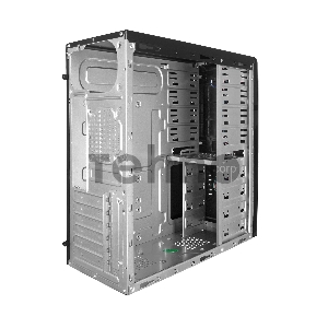 Корпус Miditower Exegate CP-601 Black, ATX, <CP450W, 80mm>, 2*USB, Audio