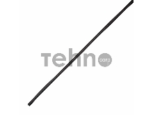 Термоусаживаемая трубка клеевая REXANT 12,0/3,0 мм, (4:1) черная, упаковка 10 шт. по 1 м