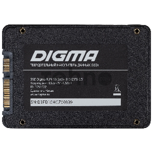 Накопитель SSD Digma 512Gb SATA III DGSR2512GS93T Run S9 2.5