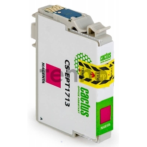 Картридж струйный Cactus CS-EPT1713 пурпурный для Epson Expression Home XP-33/103/203/207 (10ml)