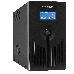 Источник бесперебойного питания CROWN Line Intractive CMU-800EURO LCD USB 800VA\480W, корпус металл, 1x12V/9AH, розетки 4*EURO+1*IEC bypass, трансформатор AVR 145-280V, LCD-дисплей, съёмный кабель 1.2 м, порт RJ11/45, порт USB, защита: от перегрузки, от КЗ, от скачков напряжения, фото 1