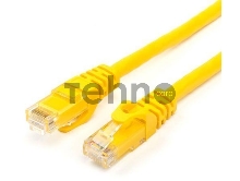 Кабель PATCH CAT5E UTP 0.5M YELLOW ATCOM AT2156